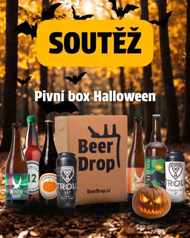 🎃 SOUTĚŽ O HALLOWEENSKÝ PIVNÍ BOX! 🎃 Halloween bez dýní? To by šlo. Ale Halloween bez piva? Nikdy! 🍺 Vyhraj strašidelně...