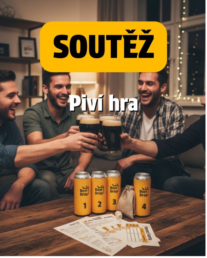 🎉 SOUTĚŽ O PIVNÍ HRU BEERDROP! 🍺🎲 Myslíš, že poznáš pivní styl poslepu? Nebo že Tě nerozhází pivní kostka, která Ti poručí...